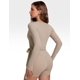 thumbnail image 2 of Remera INGIA de manga larga con escote en V cruzado y ajuste slim, talla XL, 2 of 5