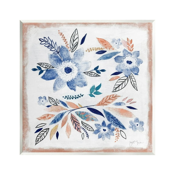 Boho Flower Leaf Arrangement Botanical & Floral Graphic Art Unframed Art Print Wall Art