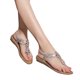 thumbnail image 5 of WILLBEST Sandalias Para Playa Mujer Bohemia Verano Mujer Bling Flor Sandalias Planas Playa Zapatos Casuales, 5 of 8