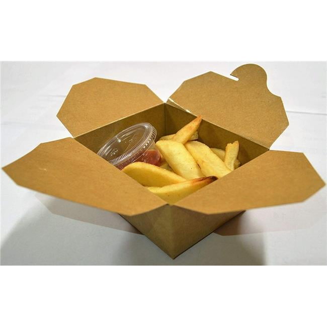 1.875 x 7.75 x 5.5 in. Kraft Folded Togo Box, Tan