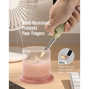 M-K Windproof Candle Lighters, Butane Refillable, Multipurpose for BBQ, Camping, Outdoor Use (Pastel, 5 Pack)