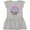 AC-Heather Grey, variant on Inktastic Pre-school Grad Graduation Rainbow Girls Toddler Dress