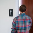 thumbnail image 3 of Rock Ridge Men's Restroom Signs, ADA-Compliant Bathroom Door Signs for Offices, Businesses, and Restaurants (Pack of 12), 3 of 6