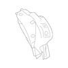 Genuine OE Porsche Tail Lamp Pocket - 987-502-161-03-GRV