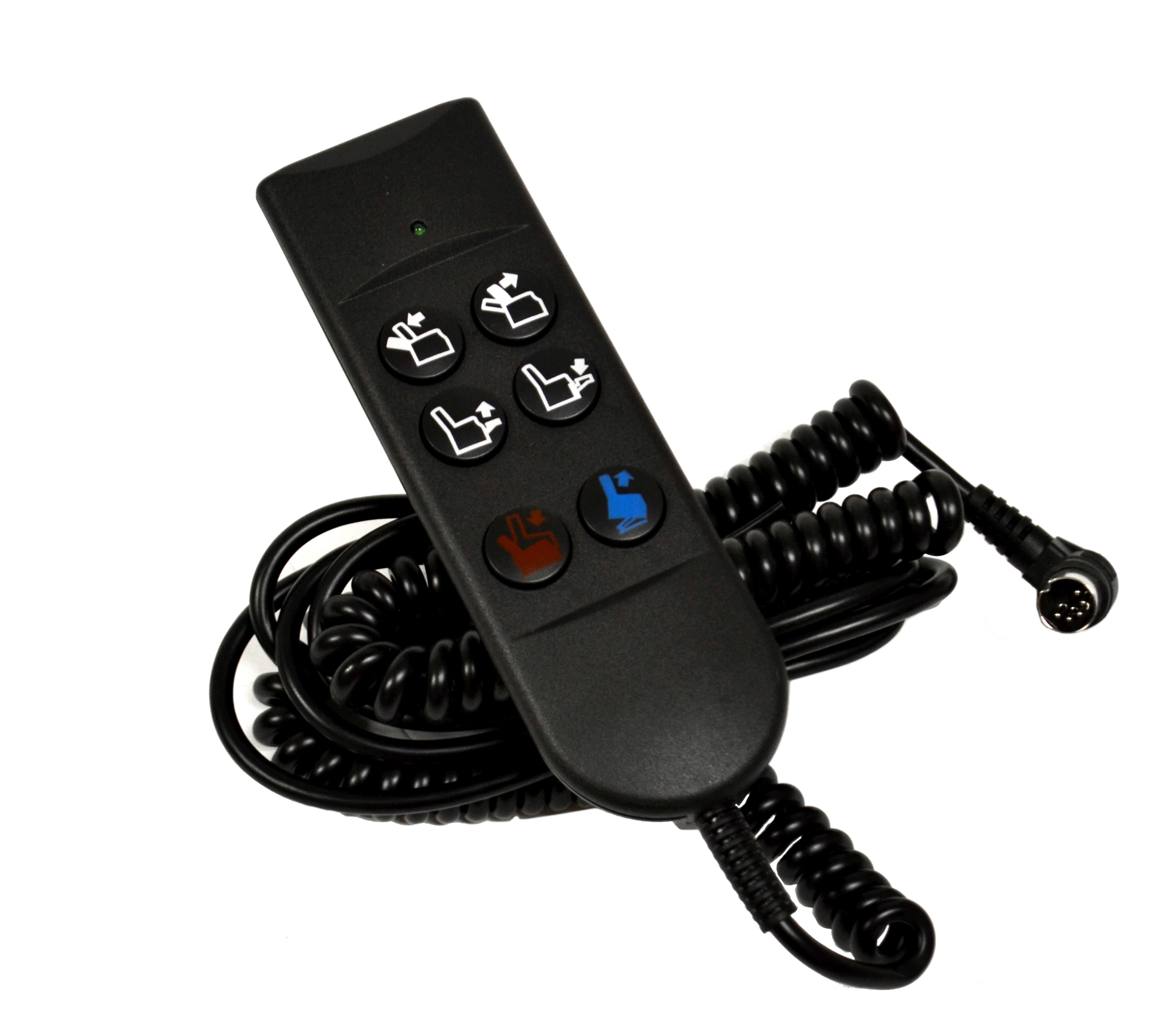 FR ReclinerHandles 6 Button Handset 5 Pin for Powered Recliners and