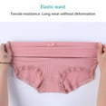 thumbnail image 4 of Lace Maternity Underwear Cotton Pregnancy Panties Plus Size High Waist Postpartum Belly Support Briefs, 4 of 9