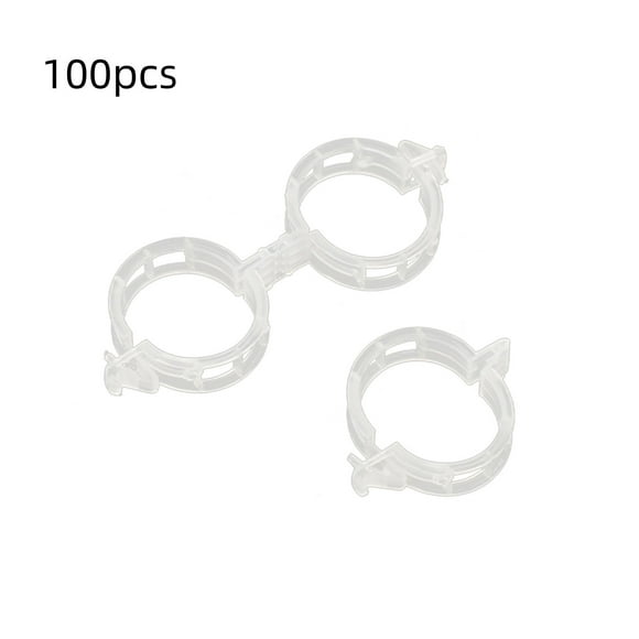 Plant Clip/plastic Binding Clip/binding Branch Clip/hanging Clip/supporting Clip/ Fixing Clip For Planting Plants In Spring 100pcs