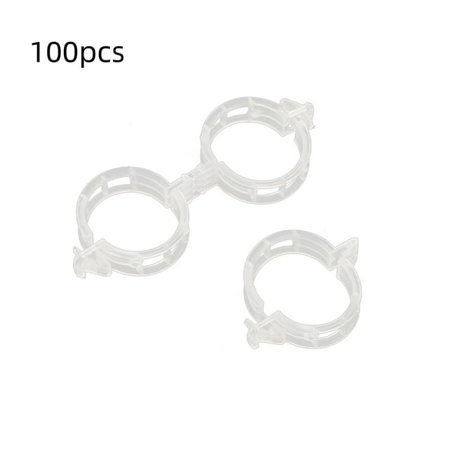 Plant Clip | Plastic Plant Binding Clip | Branch Support & Hanging Fastener | Durable Garden Fixing Clip | Strong Grip for Flower Stem Support | 50/100 Pack | Easy Use for Outdoor Plants