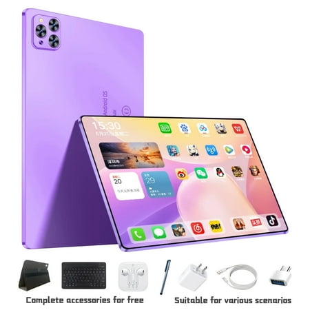 New 2025 Android 12 Tablet 8 Core 2.0Ghz/8GB RAM/256GB Storage Support 256GB SD Expansion/10.1-Inch 1920*1080 LED Screen/5G.4G WIFI /Dual SIM Card Callable/8800mah/Type-C/8mp+16mp Webcam