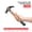 Qinggang wooden handle sheep horn hammer[0.25kg ], variant on Hammer tool home hammer wooden handle claw hammer nail hammer small hammer hammer hammer hammer hammer steel mini woodworking hammer-Qinggang wooden handle sheep horn hammer[0.25kg]