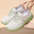 thumbnail image 7 of Womens Shoes,Casual Shoes Men Women New Breathable Soft Sole Socks Shoes for Sports Wear,Womens Running Shoes,Z01 Light Green,7.5, 7 of 7