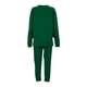 thumbnail image 4 of EQWLJWE Conjunto de dos piezas para mujer, sudadera holgada de manga larga con cuello redondo y pantalones deportivos con cordón, para uso diario, color verde (S-2XL), 4 of 4