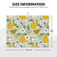 thumbnail image 3 of Microfiber Drying Mat, Vintage Yellow Pear Dish Drying Mat for Kitchen Counter, 18 x 24 inches, 3 of 9