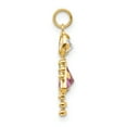thumbnail image 2 of 14k Yellow Gold June Girl Gemstone Charm, 2 of 3