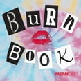 thumbnail image 2 of Juniors' Mean Girls Burn Book Graphic Cropped T-Shirt Blue/Pink/Light Yellow Small, 2 of 4