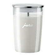 Jura E8 Automatic Espresso Machine (Piano White) w/ Milk Container and Filter