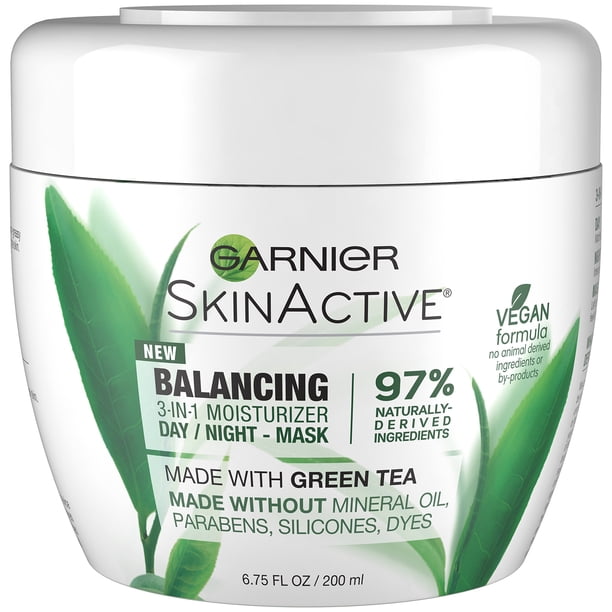 Hidratante Garnier SkinActive 3 en 1 para rostro, té verde, 200 ml