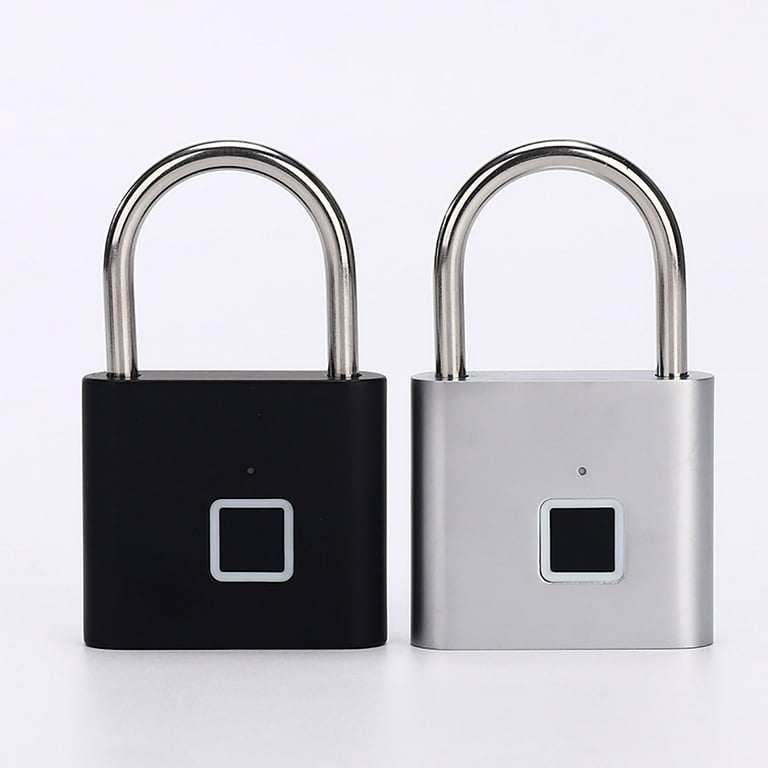 Fingerprint Padlock Digital Security Lock Portable Alloy Steel