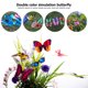 thumbnail image 3 of 100 piezas de estacas de mariposa, coloridos adornos de jardín de mariposas artificiales Tmvgtek Oficina Multiescena Multifunción, 3 of 9