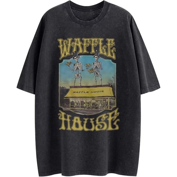 Waffle House Shirt, Vintage T-Shirt, Hip Hop Shirt, Funny Graphic Tee