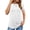 White, variant on Womens Shirts Summer Crew Neck Shirts Basic Short Sleeve Tshirt Loose Fit Casual Tunic Tops White, L
