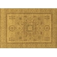 thumbnail image 1 of Ahgly Company Indoor Rectangle Abstract Brown Modern Area Rugs, 3' x 5', 1 of 4