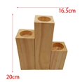 thumbnail image 2 of Candelabros de madera elegantes y resistentes vintage para bodas, 2 of 10