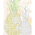thumbnail image 2 of Allen, Kimberly 26x32 Gold Ornate Wood Framed with Double Matting Museum Art Print Titled - Pinneapple 1, 2 of 4