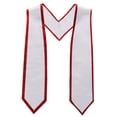 thumbnail image 1 of TOPTIE 72 inch Adult Graduation Honor Stole with Gold Trim, Choir Sash for Ceremony, 1 of 3