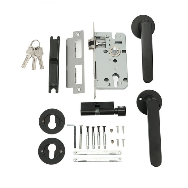 Juego de cerradura de embutir con llave, juego de cerradura de embutir Cerradura de embutir de entrada de oxidación Cerradura de embutir de acero inoxidable Rendimiento sólido