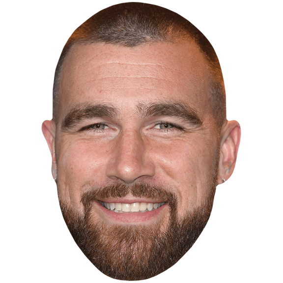 Travis Kelce (Smile) Flat Cardboard Face