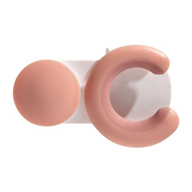 Naiovety Clip para mopa Gancho para colgar en la pared Ganchos para baño Accesorio para estante de almacenamiento Almacenamiento y organización del hogar Rosado Naiovety HA063249-01B
