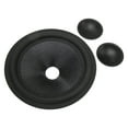 thumbnail image 1 of Cono de altavoz de Papel Bling Bling Subwoofer 1 pulgada Borde de goma Negro, 1 of 12