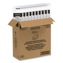 Dart P626RSL Reclosable Strawless Lids, Fits 12–26 oz Cold Cups, Clear Polypropylene Sip-Thru Lid, Spill-Resistant, 1,000 Ct – Cold Beverage Lid for Iced Coffee, Tea, Soda, Smoothies