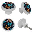 thumbnail image 4 of Butterfly Fluorescent Drawer Pulls with Screws, Round 4-Pack, Glow-in-the-Dark Knobs - Suitable for Cabinets, Wardrobes, Dressers, 4 of 6