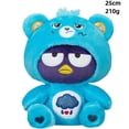 thumbnail image 2 of MINISO - Nuevo diseño de oso de peluche arcoíris cariñoso, compañero de sueño para niñas, bebés, niños, oso azul y rosa, juguetes de peluche, regalo de cumpleaños, 2 of 3