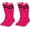 Pink, variant on Kids Soccer Socks, 2 Pairs Long Football Socks Knee High Athletic Socks for 7-12 Youth Boys & Girls