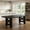 Black, variant on QinaQin 71-Inch Long Wooden Farmhouse/Barn Style Kitchen Dining Table Is Suitable for 6-8 People, Thick, Sturdy Frame, a Rectangular Shape, and Stable Triangular Legs. Ideal for Kitchens and Offices