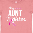 thumbnail image 4 of Inktastic Breast Cancer Awareness My Aunt is a Fighter Boys or Girls Baby T-Shirt, 4 of 5