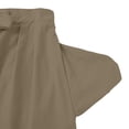 thumbnail image 4 of LEKODE Linen Shorts for Women Elastic High Waisted Stretchy Shorts Bermuda Shorts Straight Leg 5-point Pants Drawstring Shorts Casual Pants Cotton Shorts Womens Shorts Gray S, 4 of 8