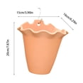 thumbnail image 3 of Horivan Minimalist Wall Planter Plastic Hanging Pots Space Saving Container For Home Office Bathroom, 3 of 6