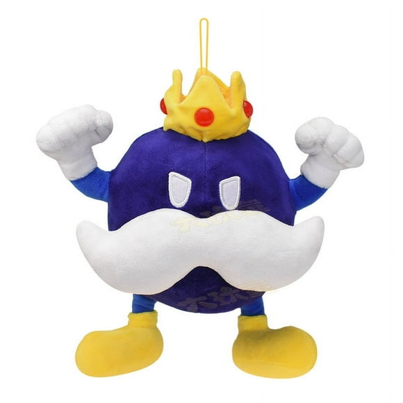 Super Mario Plush Doll 20cm Crown Mine Bomb King Funny Simulation DollLG841