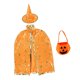 thumbnail image 2 of Conjunto disfraz Halloween Yinane Capa Mago Naranja, 2 of 8