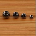 thumbnail image 4 of 25 de tungsteno ranuradas para atar moscas, de bola de cabeza de ninfa, artesanía de 2,4 / 3,3 / 4 / 4,6mm Sunnimix  La mosca que ata, 4 of 5