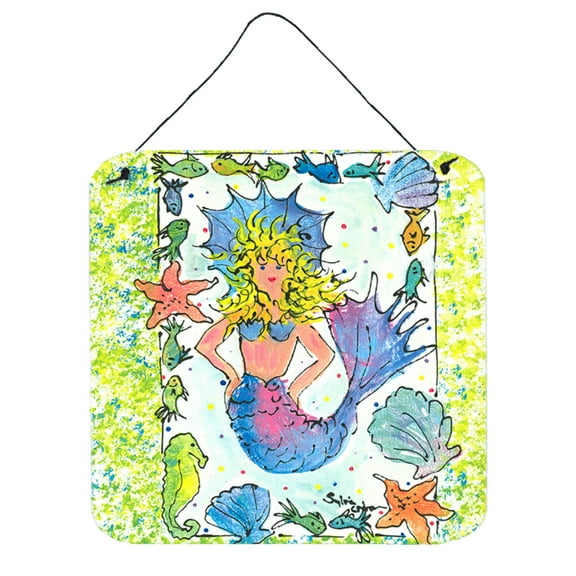 Blonde Funky Mermaid Wall or Door Hanging Prints