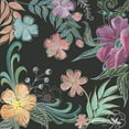 thumbnail image 2 of Tre Sorelle Studios 12x12 White Modern Wood Framed Museum Art Print Titled - Boho Florals on Black II, 2 of 4
