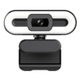 thumbnail image 2 of CNKOO 1080P Webcam Full HD  Camera Built in Adjustable Ring Light Fixed Focus Optical Lens Microphone USB Computer Camera Plug and Play for PC Desktop Laptop Video Calling Conferencing Li, 2 of 7