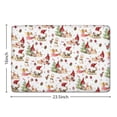 thumbnail image 5 of Multicolor Christmas Pattern Flannel Non Slip Door Rugs,Washable Door Mats Indoor,Decorative Door Mats,Dirt-Resistant and Absorbent Doormat for Entrance,Bedroom,Kitchen,Bathroom,23.5x16in(60x40cm), 5 of 5