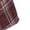 Burgundy, variant on Women's Lattice Skirt Warm Elastic Waist Wool A-Line Pleated Tartan Winter Long Skirts