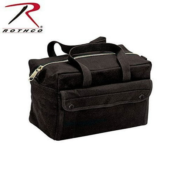 Rothco Mechanics Tool Bag Heavy-Duty Brass Zipper Polyester Black